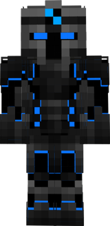 el diablo loco en azul