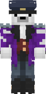 foka policial com a roupa de vampiro do lggj
