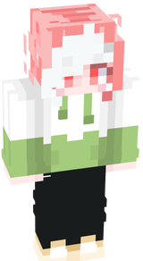 CEVEN o elfo de cabelo rosa