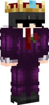 traje morado