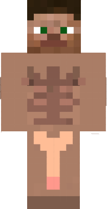 Strong Naked Steve Player Skin Novaskin