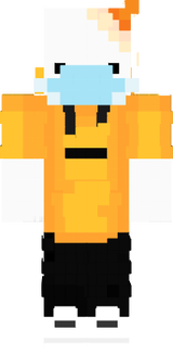 Egg with a mask