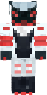 Red Protogen Minecraft Skin