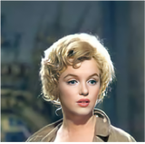 Norma jeanie na planie książe i aktoreczka 1956
