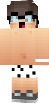 skin sem camisa do gargar