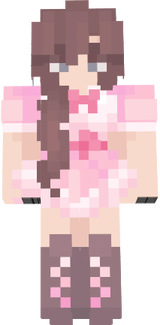 bow full pink dressfull