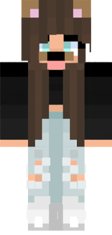 DOG GIRL BROWN HAIR CASUAL