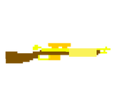 Scoped Mosin Nagant Rifle Golden