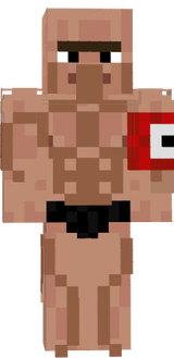 Villager mit schönem Band