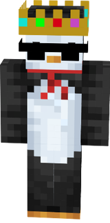 um pinguim de oculos