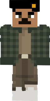 saddam green flannel