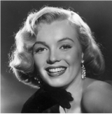 norma jean mortenson on set asphalt jungle 1949