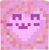 Pink concrete powder cat