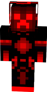 red minecraft skin