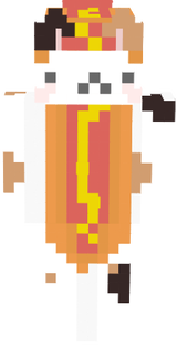 Hotdog cat