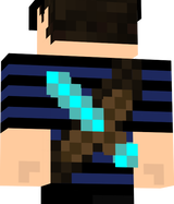 espada de diamante nas costas
