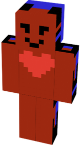 red blue man