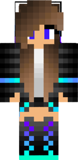 Fixed Tomboy Girl Ender Dragon Aqua Cyan Cute