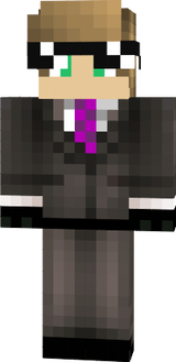 purple suit