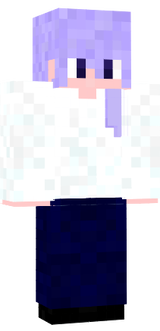 light blue woman