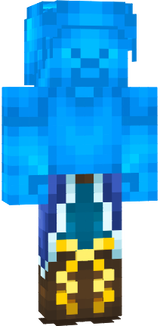 Blue with out his outfit