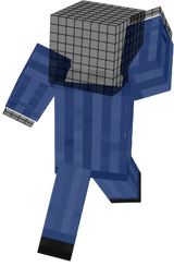 blue suit