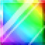 rainbow crystal block
