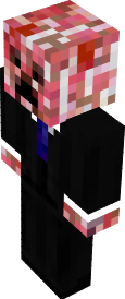 creeper vermelho de terno