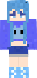 blue girl