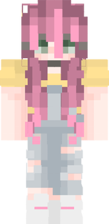 pink girl overalls
