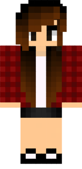Tomboy Girl Casual Camping Brown Haired