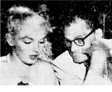 marilyn monroe and arthur miller 1958 circa