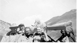 marilyn monroe on set ticket to tomahawk 1950