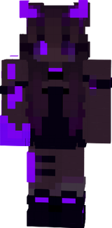 neon girl purple