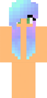 Girl Tomboy Purple,Blue and Pink Haired Base