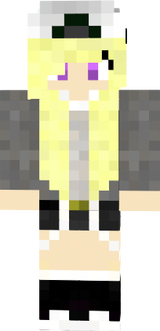 Ender Girl Blonde Haired Long Hair Tomboy Skater