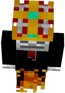 Preview of texture: Fire skeleton king