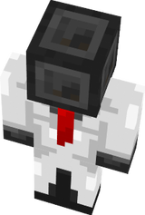 white netherite man