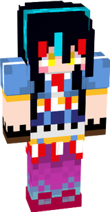 machinegun pome doll minecraft skin