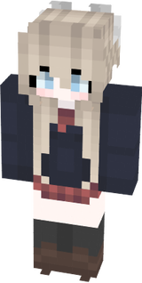 skin colegial fofa