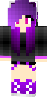 Enderman Girl Eyes Pink