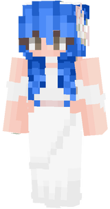 blue hair weeding