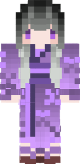 水母頭 紫衣和服