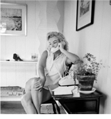 marilyn on telephone 1957 