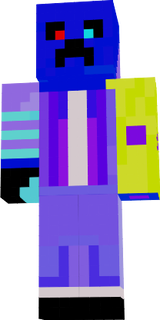 Gamer blue creeper
