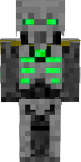 Necron Minecraft skin