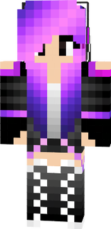 Ender Girl Dragon Purple Gamer Cute Mexican