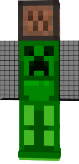 Creeper Holding Jukebox