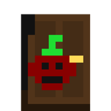 dark oak door with tomato