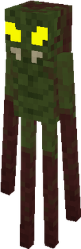 Black arms Enderman. (Glowing eyes included)